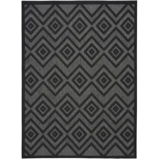 Charcoal Indoor Outdoor Area Rug Photo 1