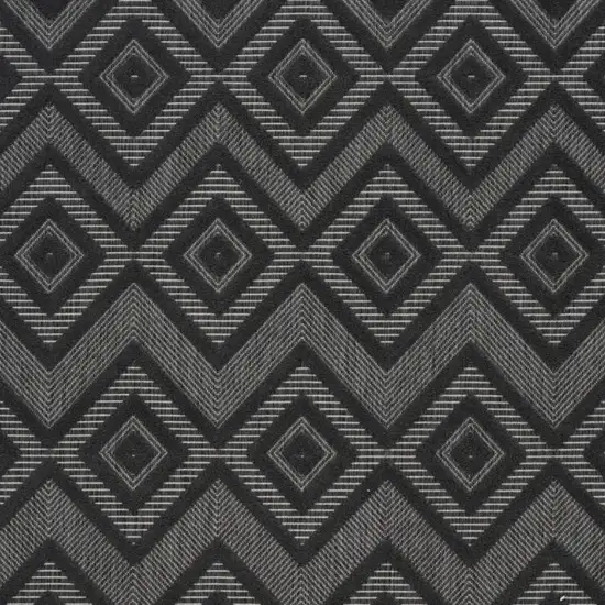 Charcoal Indoor Outdoor Area Rug Photo 8
