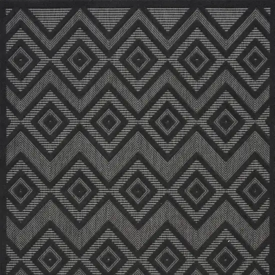Charcoal Indoor Outdoor Area Rug Photo 9