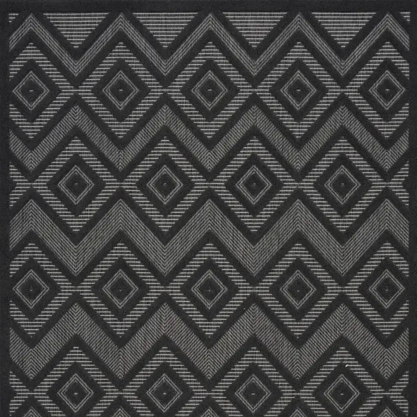 Charcoal Indoor Outdoor Area Rug Photo 9