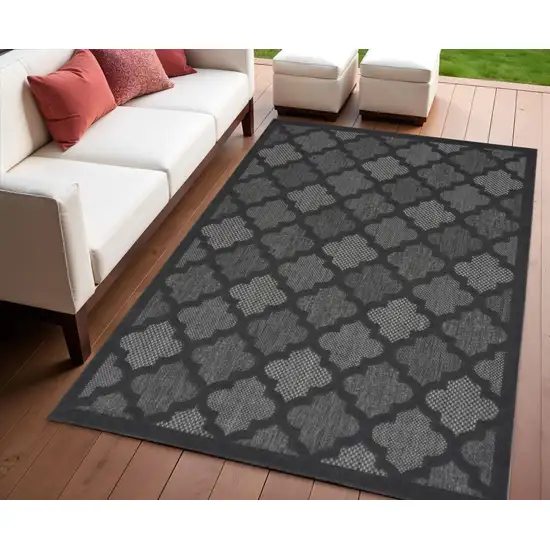 Charcoal Indoor Outdoor Area Rug Photo 2