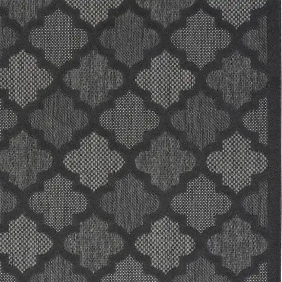 Charcoal Indoor Outdoor Area Rug Photo 7