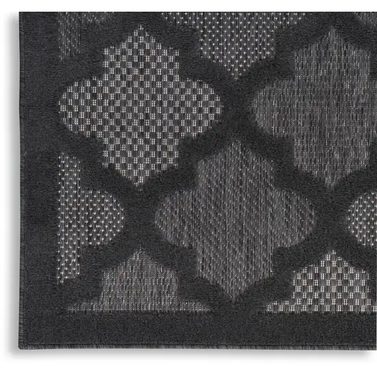 Charcoal Indoor Outdoor Area Rug Photo 3