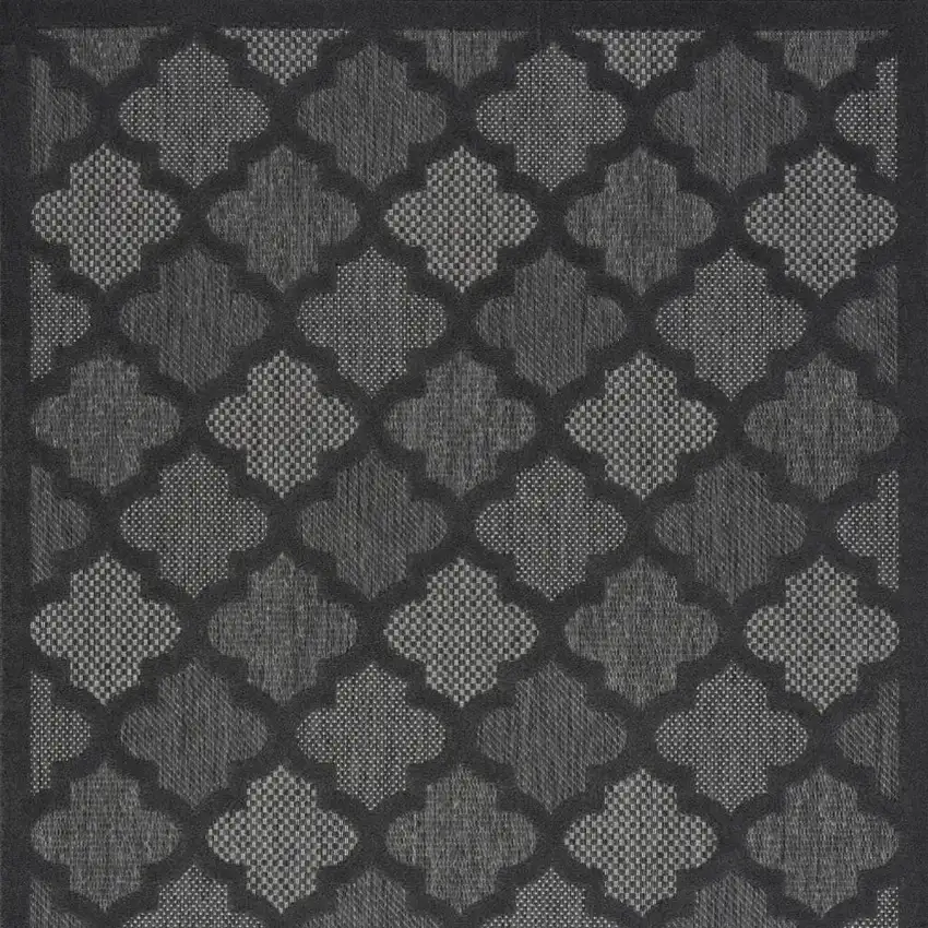 Charcoal Indoor Outdoor Area Rug Photo 9