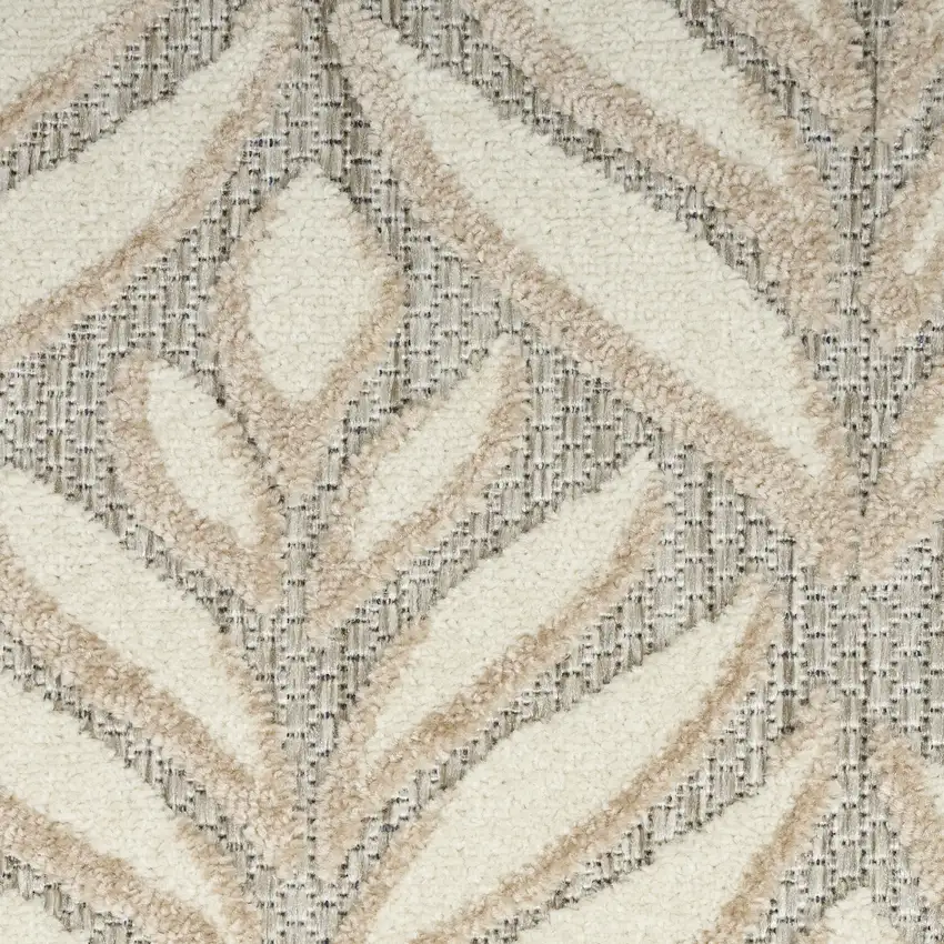 Charcoal Floral Power Loom Area Rug Photo 5