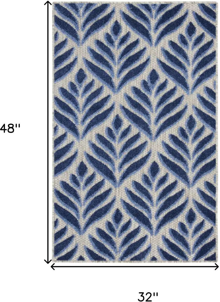 Charcoal Floral Power Loom Area Rug Photo 3