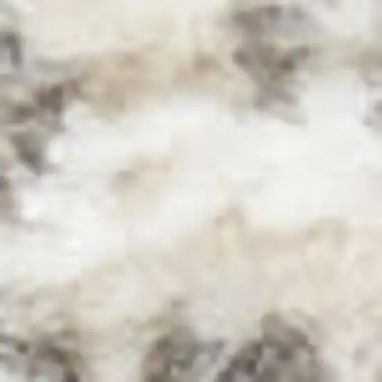 Charcoal Gray and Ivory Abstract Non Skid Area Rug Photo 4