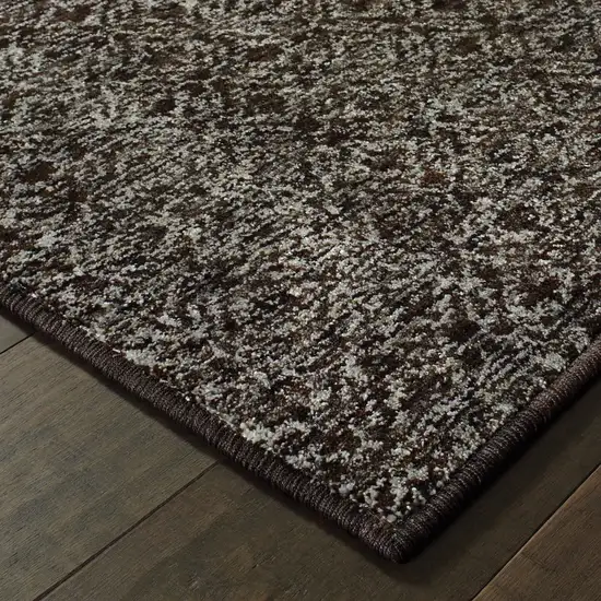 Gray Geometric Power Loom Area Rug Photo 4
