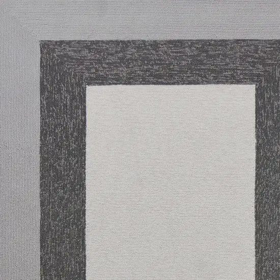 Charcoal Indoor Outdoor Area Rug Photo 3