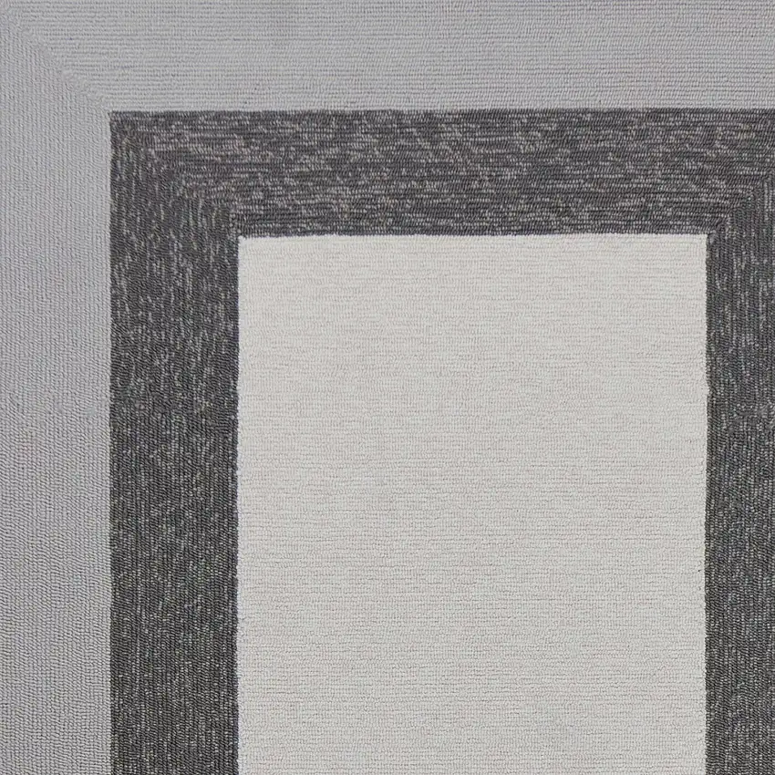Charcoal Indoor Outdoor Area Rug Photo 3