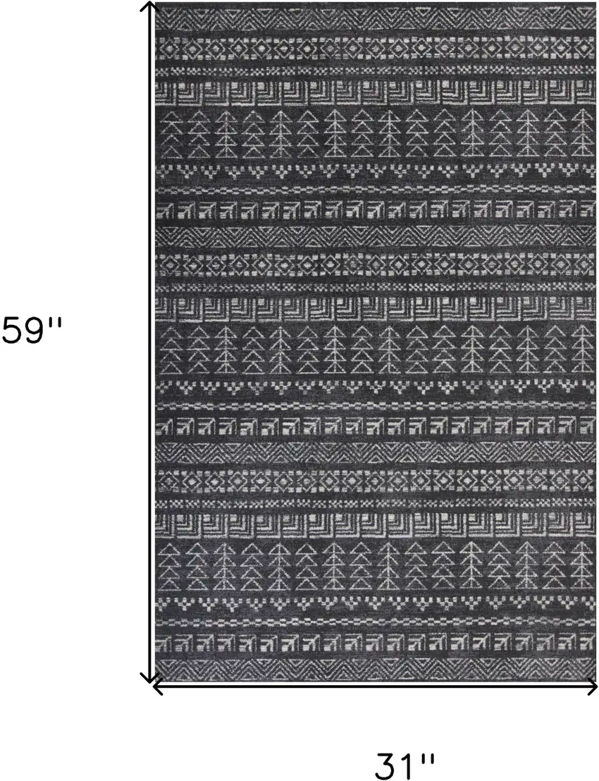 Gray Area Rug Photo 3