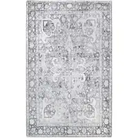 Photo of Charcoal Medallion Power Loom Stain Resistant Area Rug