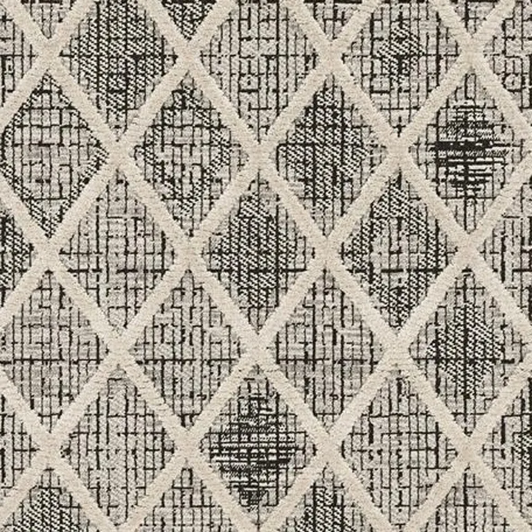 Charcoal Polyester Rug Photo 3