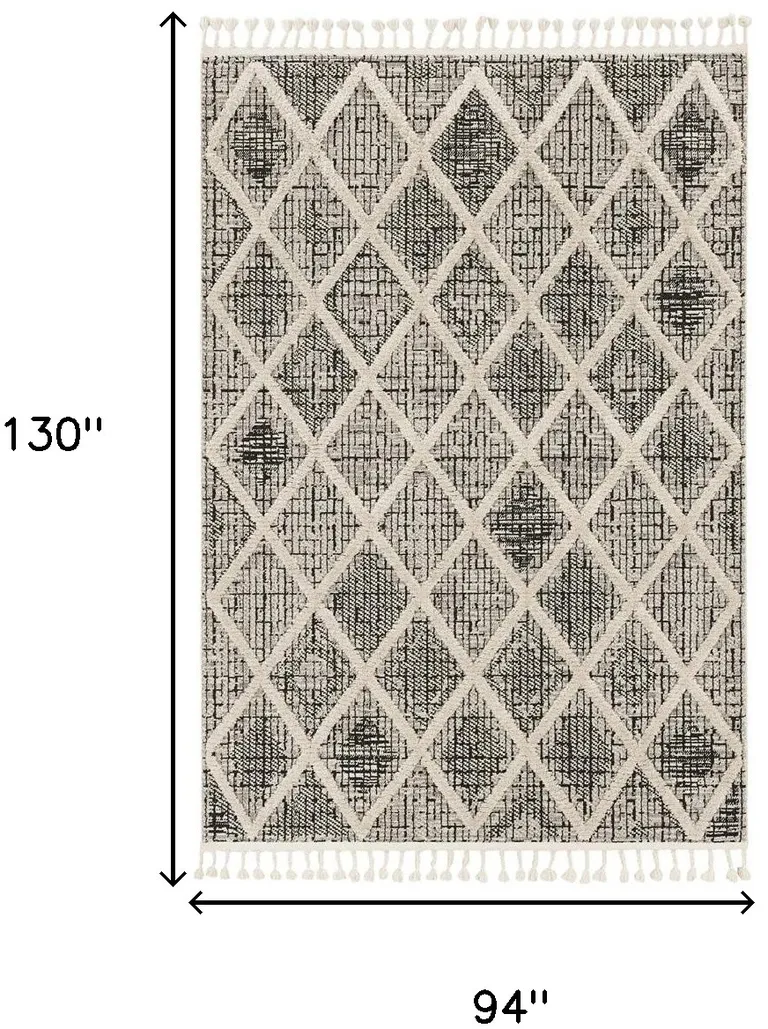 Charcoal Polyester Rug Photo 2