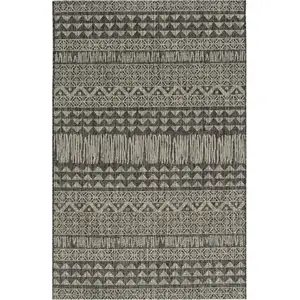 Photo of Charcoal Polypropylene Area Rug