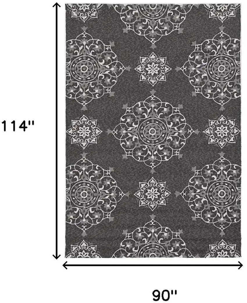 Charcoal Hand Tufted Area Rug Photo 3