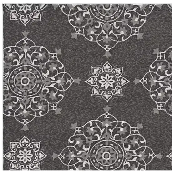 Charcoal Hand Tufted Area Rug Photo 4