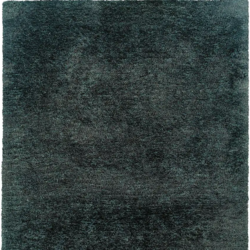 Charcoal Shag Hand Tufted Area Rug Photo 4