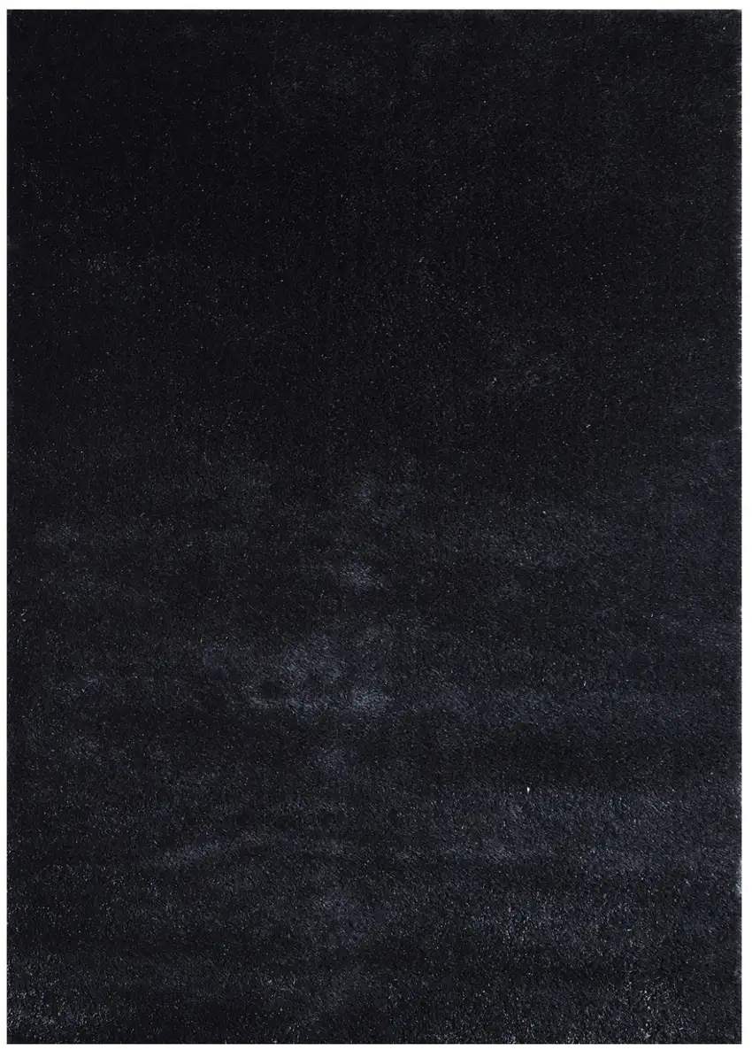 Charcoal Shag Hand Tufted Area Rug Photo 2