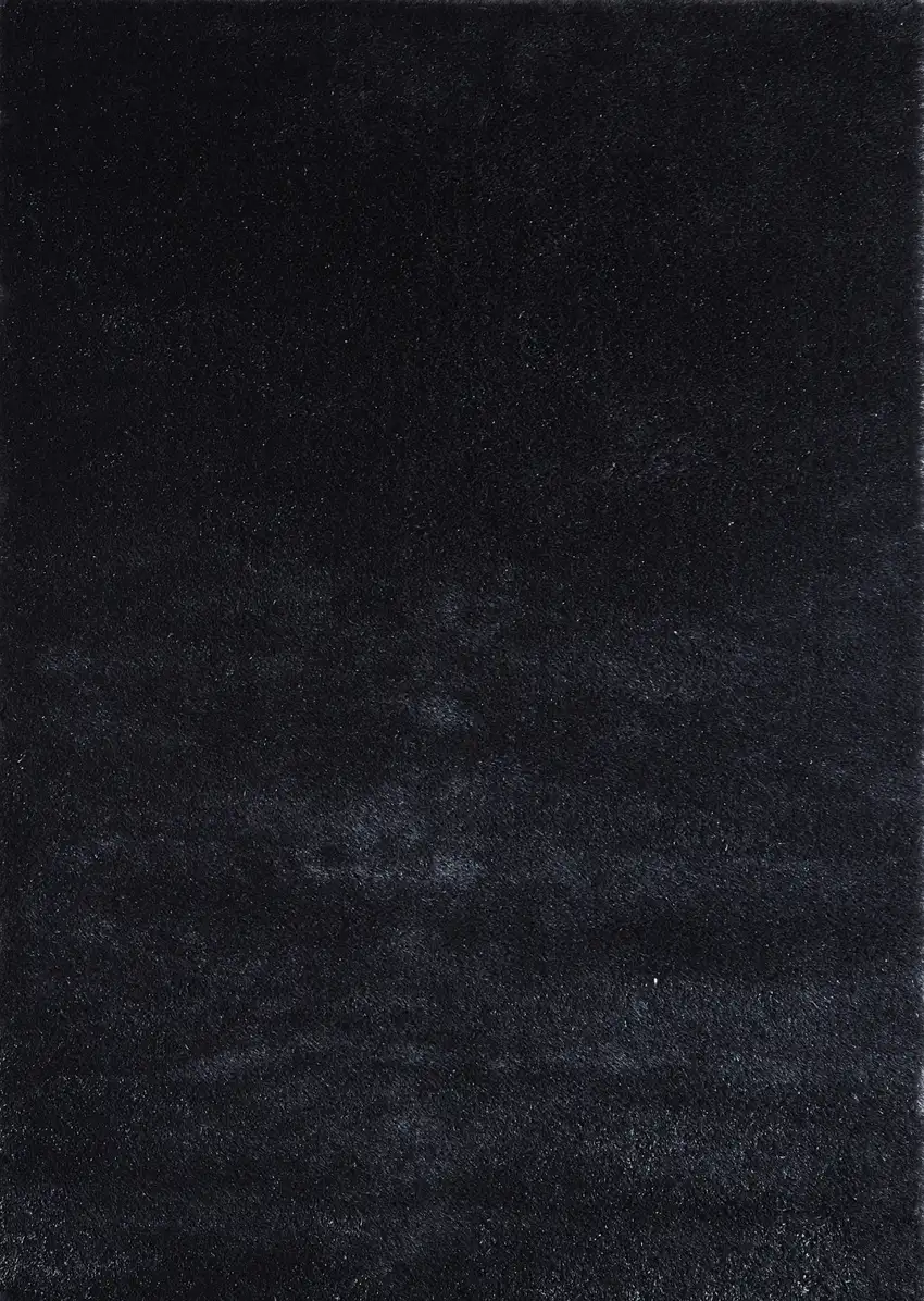 Charcoal Shag Hand Tufted Area Rug Photo 6