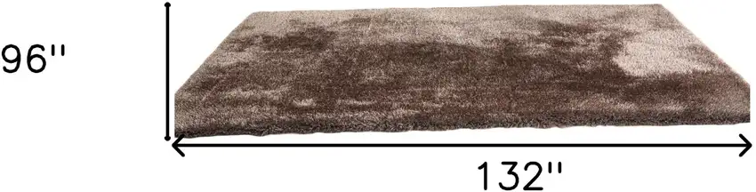 Charcoal Shag Hand Tufted Area Rug Photo 3