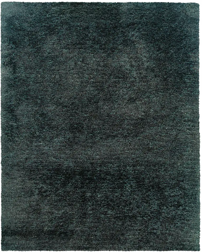 Charcoal Shag Hand Tufted Area Rug Photo 4