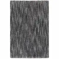 Photo of Charcoal Shag Power Loom Stain Resistant Area Rug