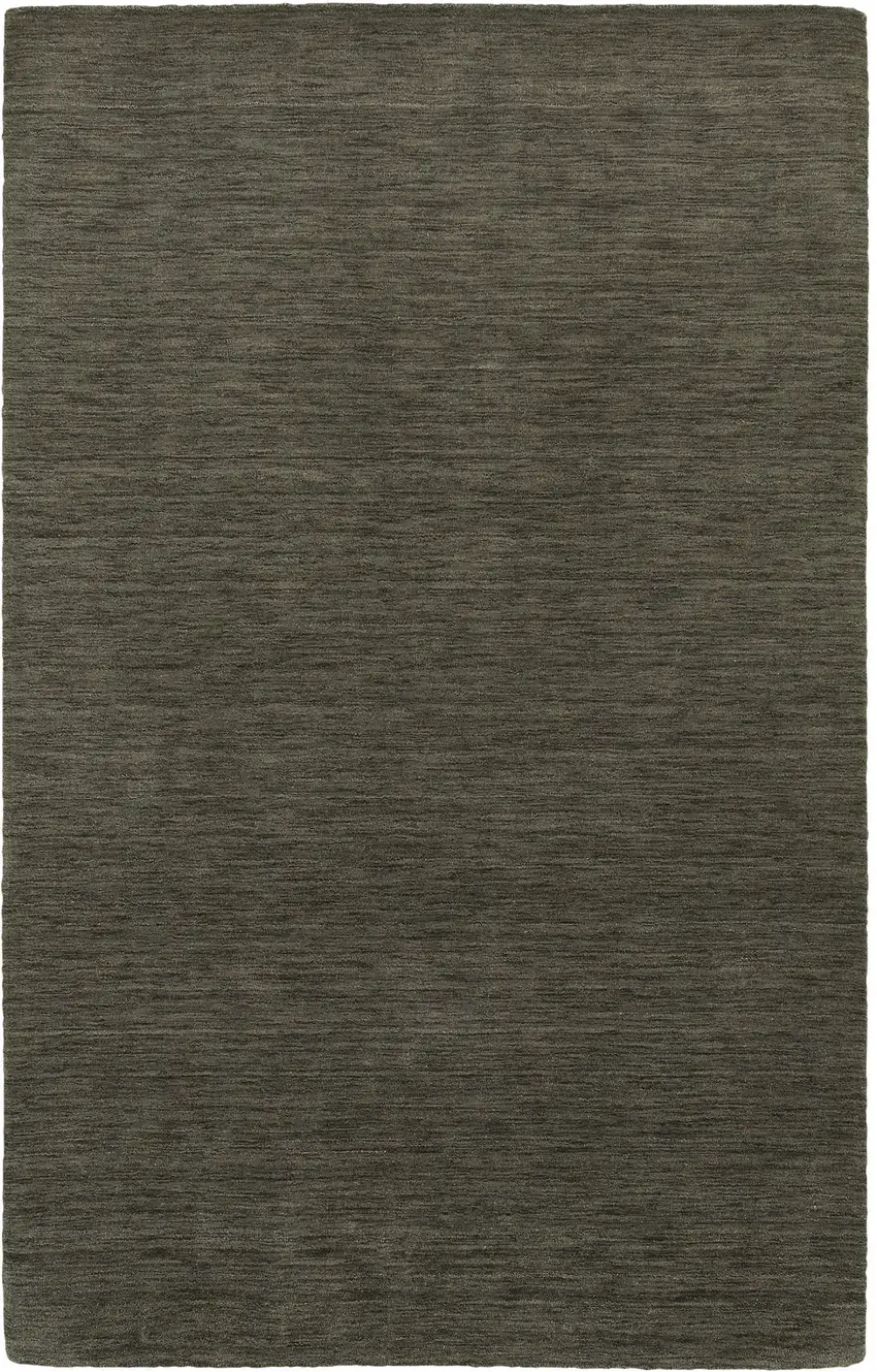 Charcoal Wool Hand Tufted Area Rug Photo 2