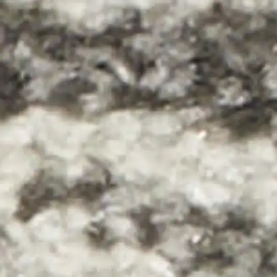 10' Blue And Gray Floral Runner Rug Photo 1