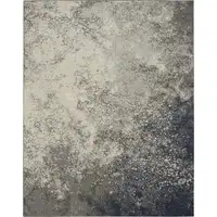 Photo of Charcoal and Ivory Abstract Area Rug