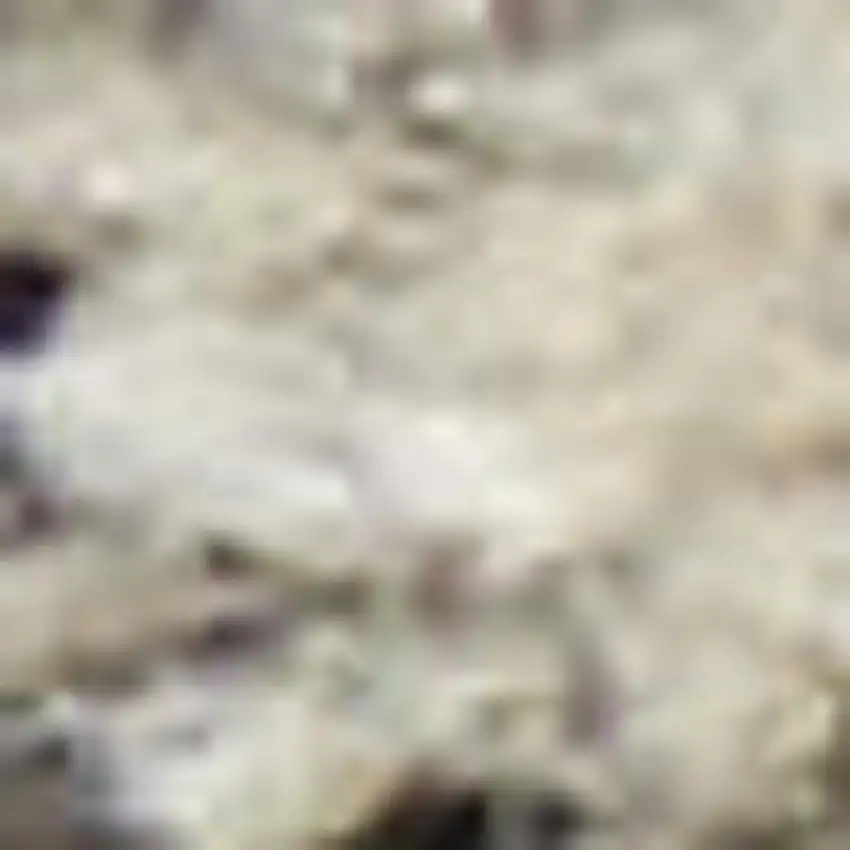 6' Gray And Ivory Abstract Runner Rug Photo 1