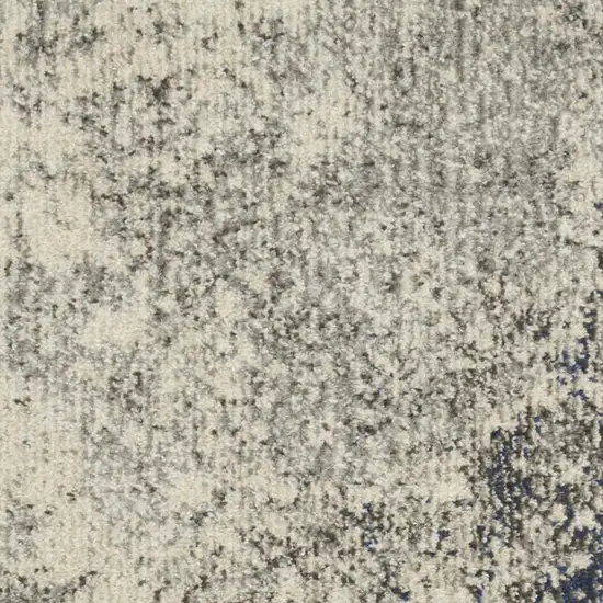 Gray And Ivory Abstract Area Rug Photo 4