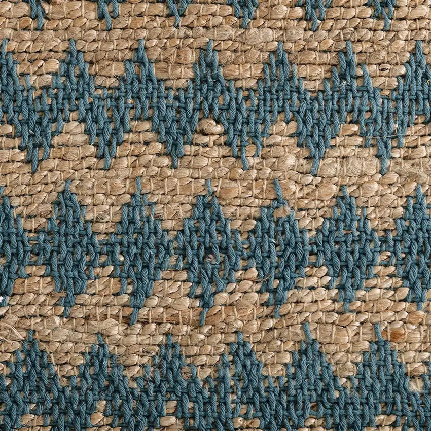 Chevron Hand Woven Stain Resistant Area Rug With Fringe Photo 3