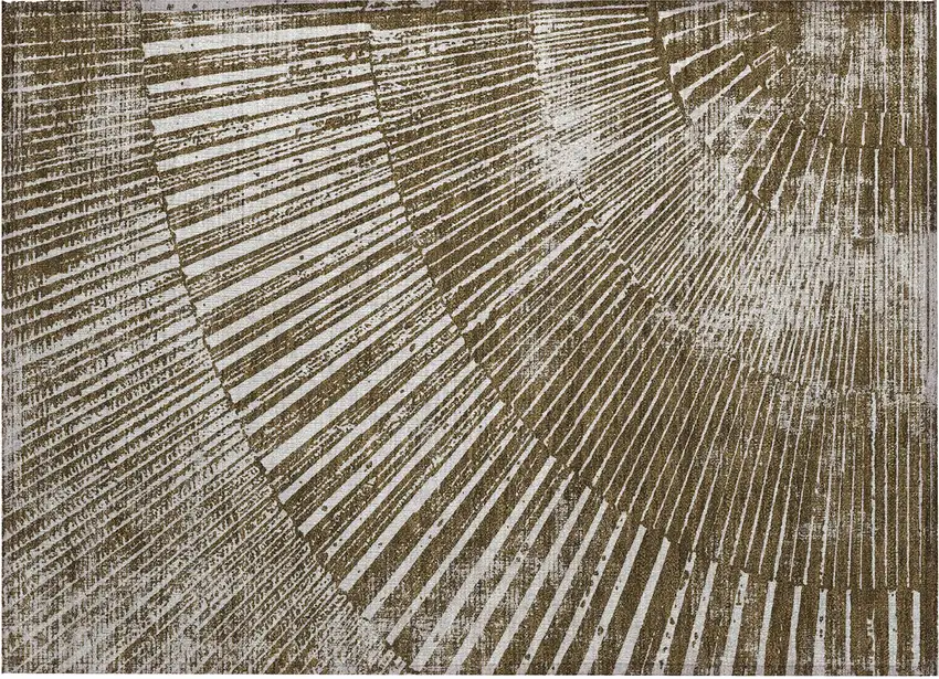 Chocolate Abstract Washable Non Skid Indoor Outdoor Area Rug Photo 2