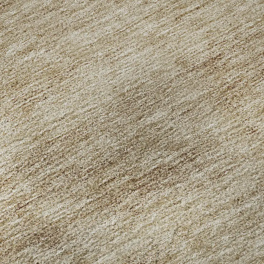 Chocolate And Beige Abstract Washable Area Rug With UV Protection Photo 9