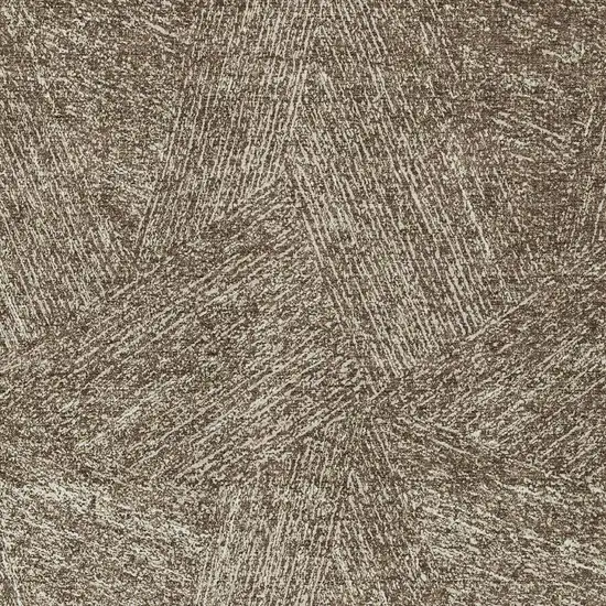 Chocolate And Beige Abstract Washable Indoor Outdoor Area Rug Photo 5