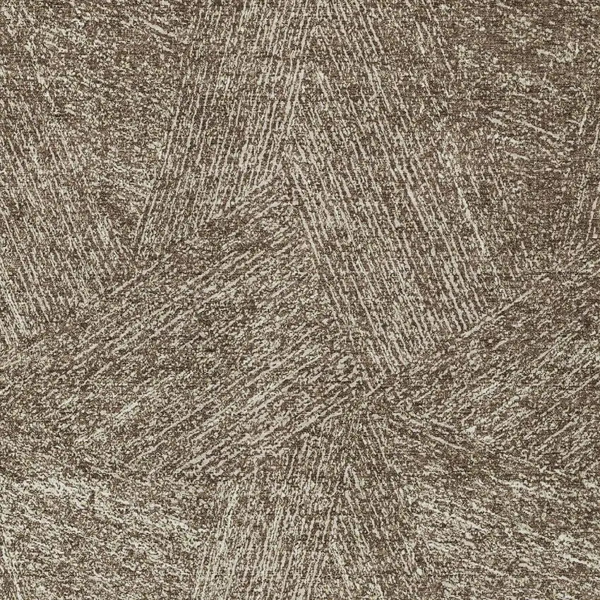 Chocolate And Beige Abstract Washable Indoor Outdoor Area Rug Photo 5