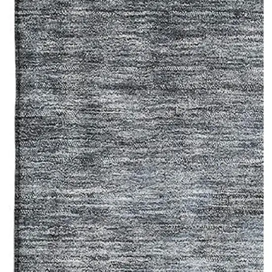 Chocolate And Blue Abstract Washable Area Rug With UV Protection Photo 2