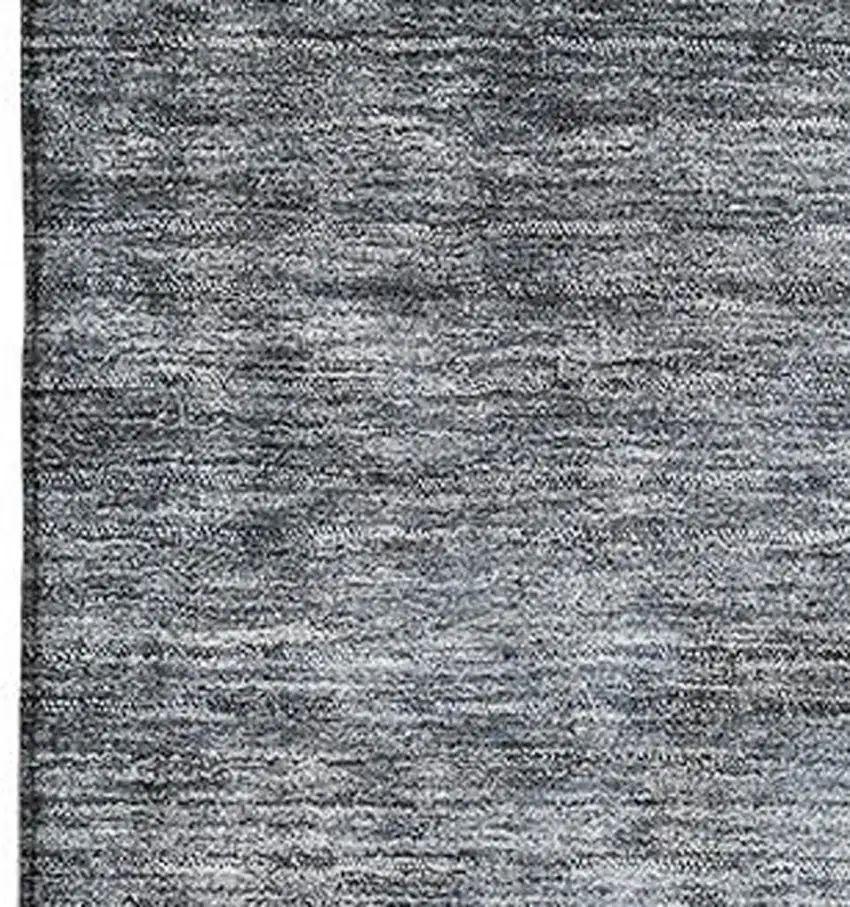 Chocolate And Blue Abstract Washable Area Rug With UV Protection Photo 2