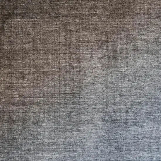 Chocolate And Blue Ombre Washable Area Rug With UV Protection Photo 3