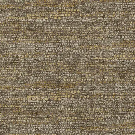 Chocolate And Brown Abstract Washable Indoor Outdoor Area Rug Photo 2