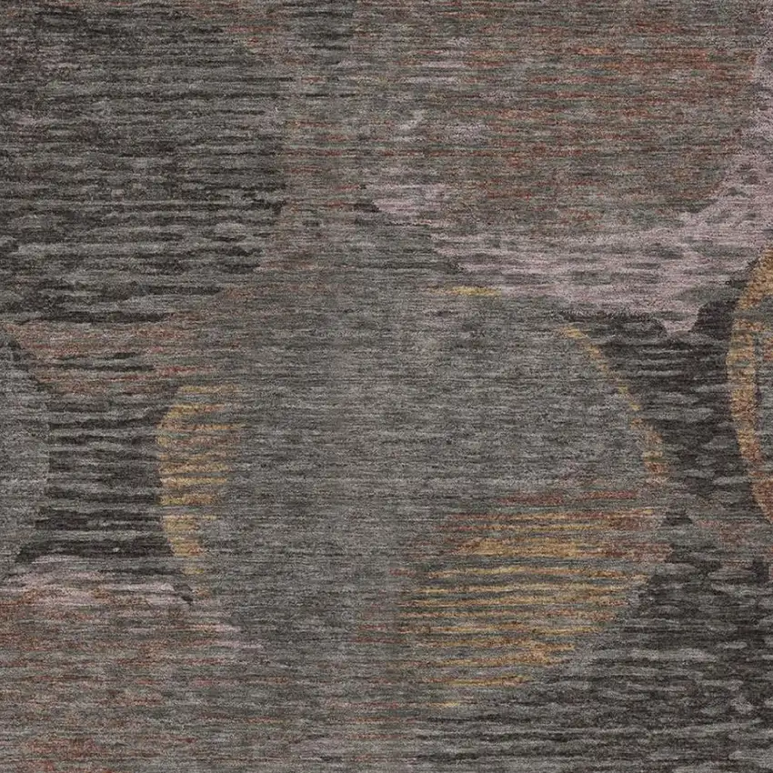 Chocolate And Brown Geometric Washable Indoor Outdoor Area Rug Photo 3