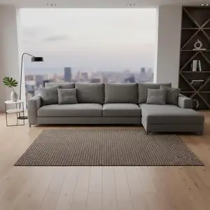 Photo of Chocolate And Coffee Houndstooth Washable Area Rug With UV Protection