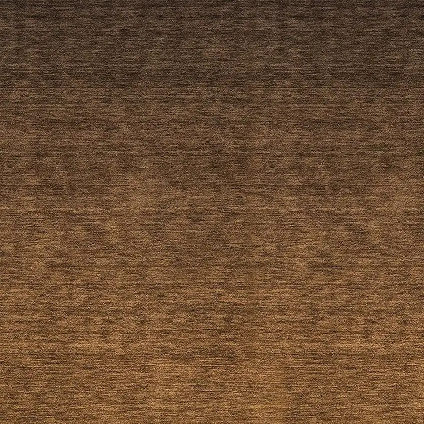 Chocolate And Gray Ombre Washable Area Rug With UV Protection Photo 4