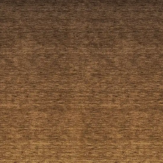 Chocolate And Gray Ombre Washable Area Rug With UV Protection Photo 8