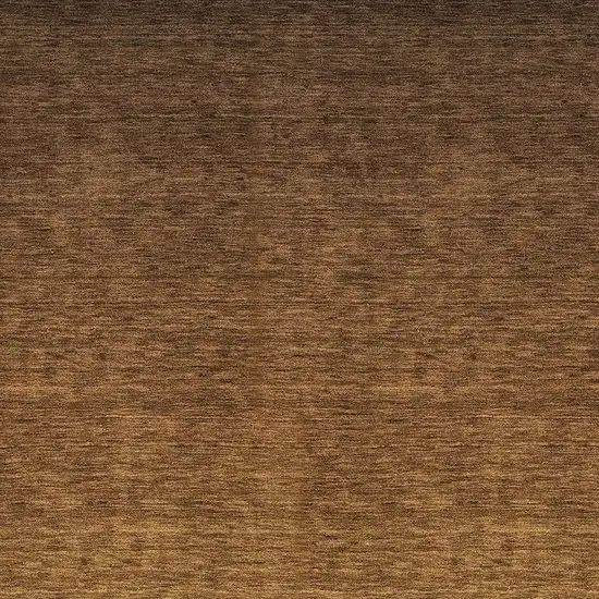 Chocolate And Gray Ombre Washable Area Rug With UV Protection Photo 3