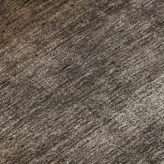 Chocolate And Ivory Abstract Washable Area Rug With UV Protection Photo 1