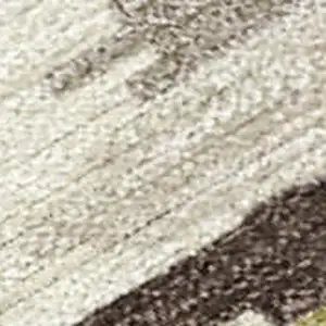 Photo of Chocolate And Ivory Tribal Washable Indoor Outdoor Area Rug