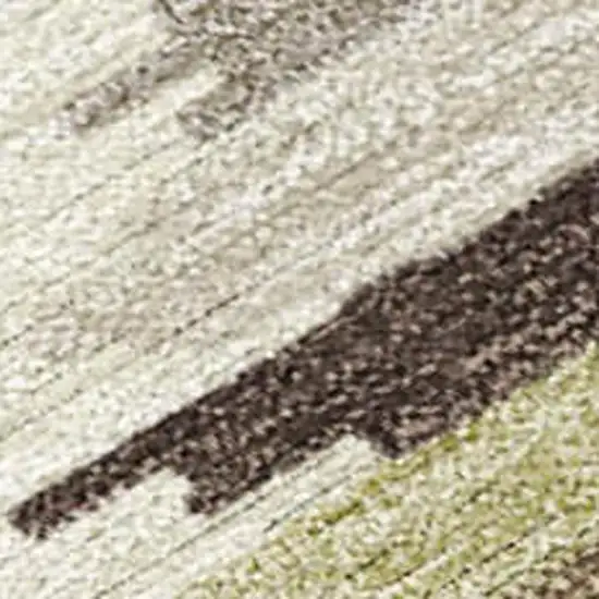 Chocolate And Ivory Tribal Washable Indoor Outdoor Area Rug Photo 3