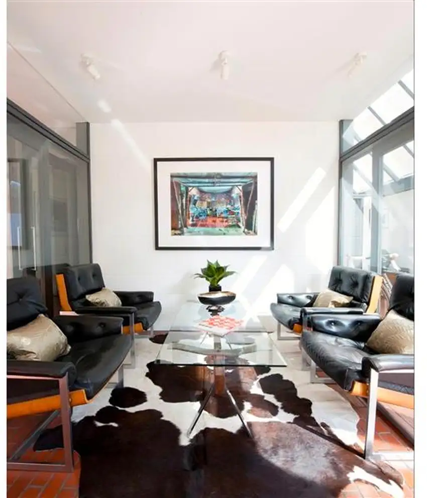 Chocolate And White Cowhide - Area Rug Photo 2